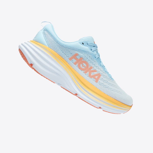 Bondi 8 Sneakers Lichtblauw/Geel