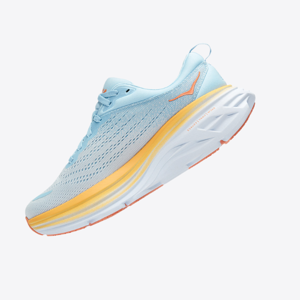 Bondi 8 Sneakers Lichtblauw/Geel