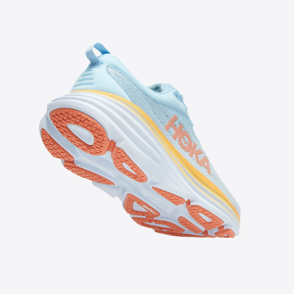 Bondi 8 Sneakers Lichtblauw/Geel